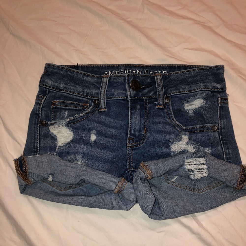 American eagle jean shorts